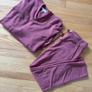 Lou & Grey for Loft mauve lounge set